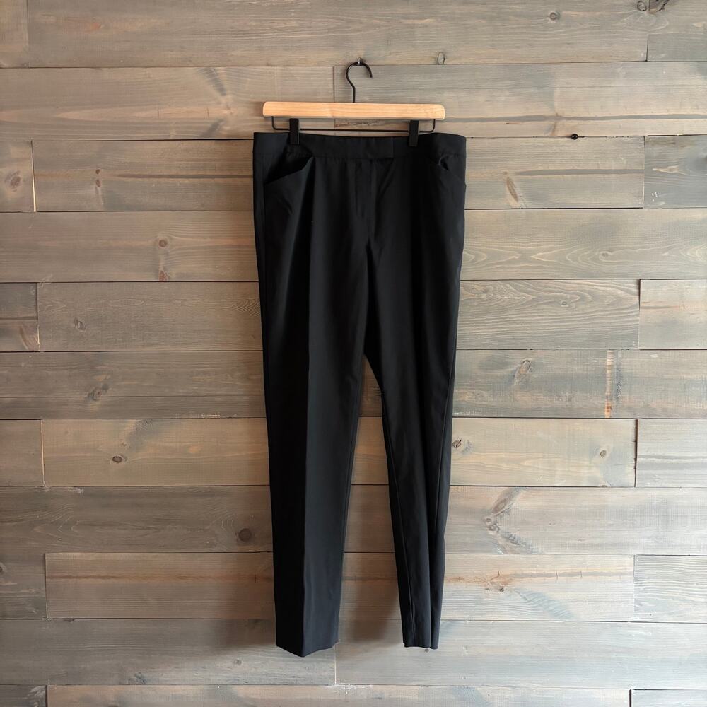 LAFAYETTE 148 NEW YORK | Irving Wool Blend Black Dress Pants Size 10